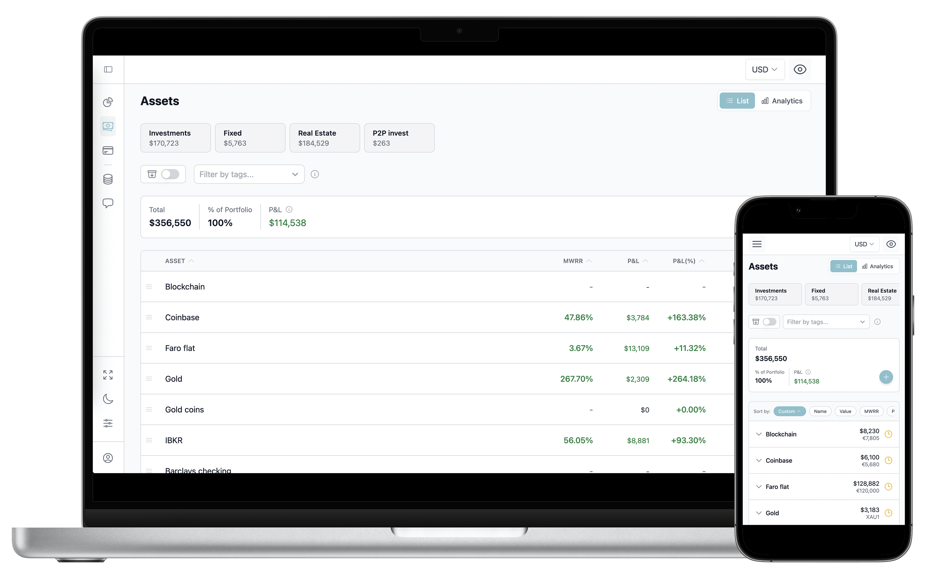 NetFiscus app dashboard
